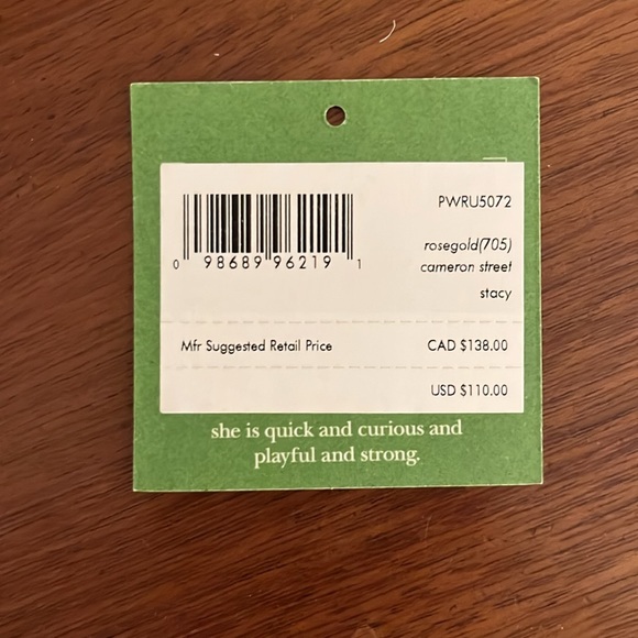 Kate Spade Cameron Street Stacy Bifold Wallet in Rose Gold - Picture 4 of 8